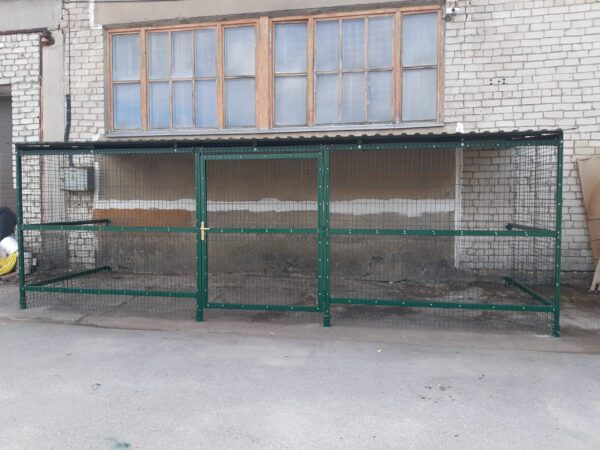 Sadzīves atkritumu konteineru novietne 4 lieliem konteineriem - Image 2