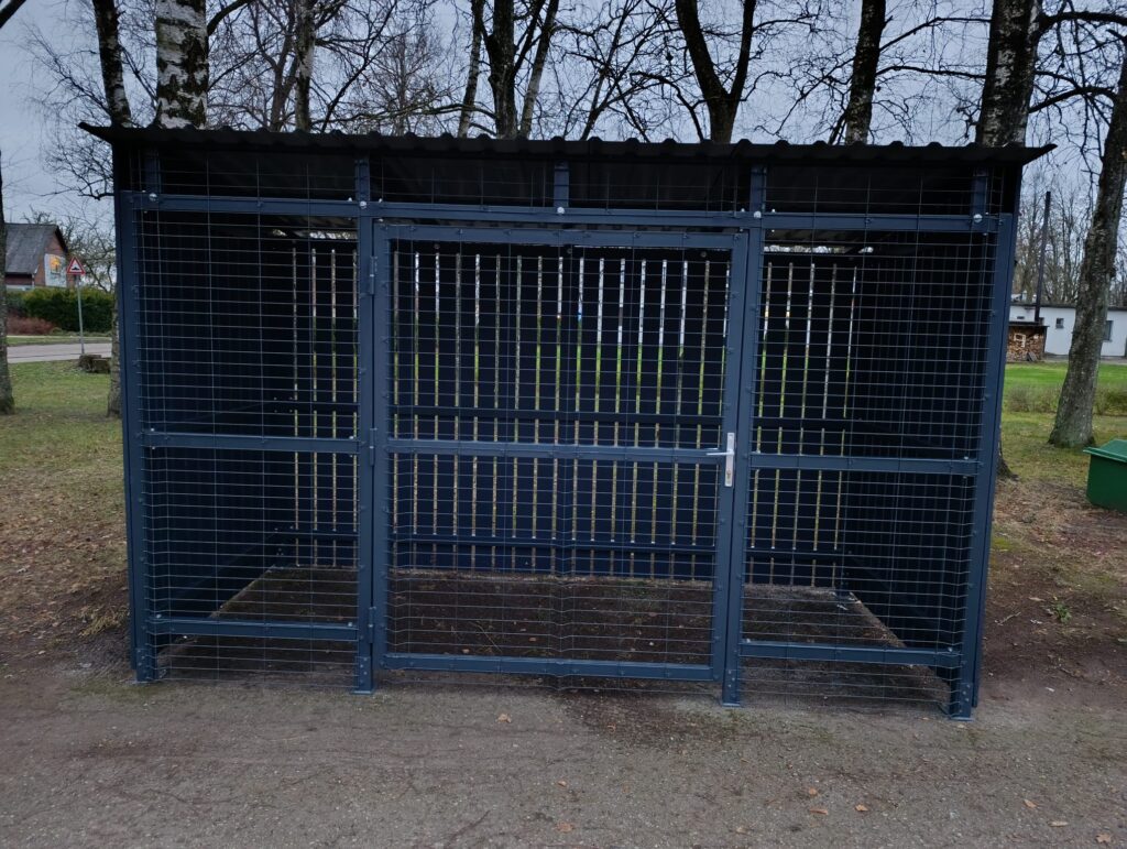 Atkritumu konteineru novietnes dizains